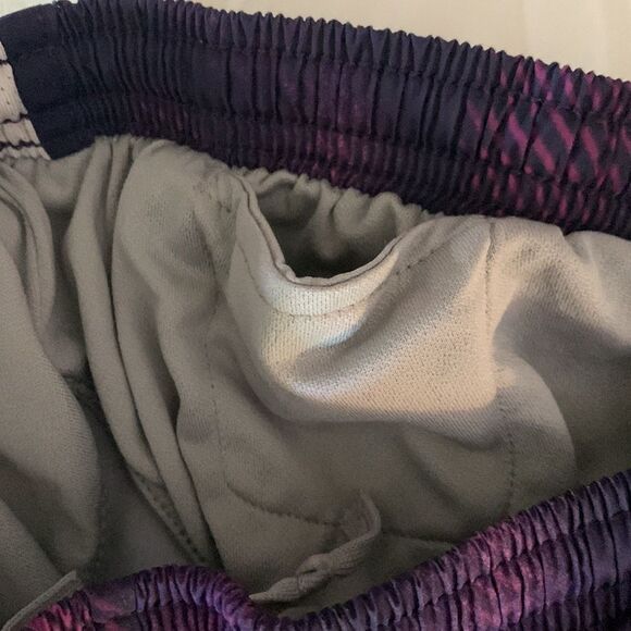 Nike Dri-Fit Women’s Purple White Workout Training Athletic Running Shorts M - Picture 8 of 9